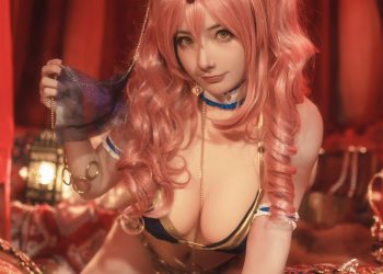 Cosplay 是三不是世w 玉藻前舞娘 [28P]