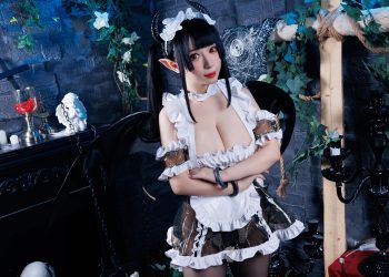 Cosplay 胡桃猫Kurumineko 女仆吸血姬 [100P]