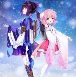 [Key] プリマドール 冬空花火/雪華文様